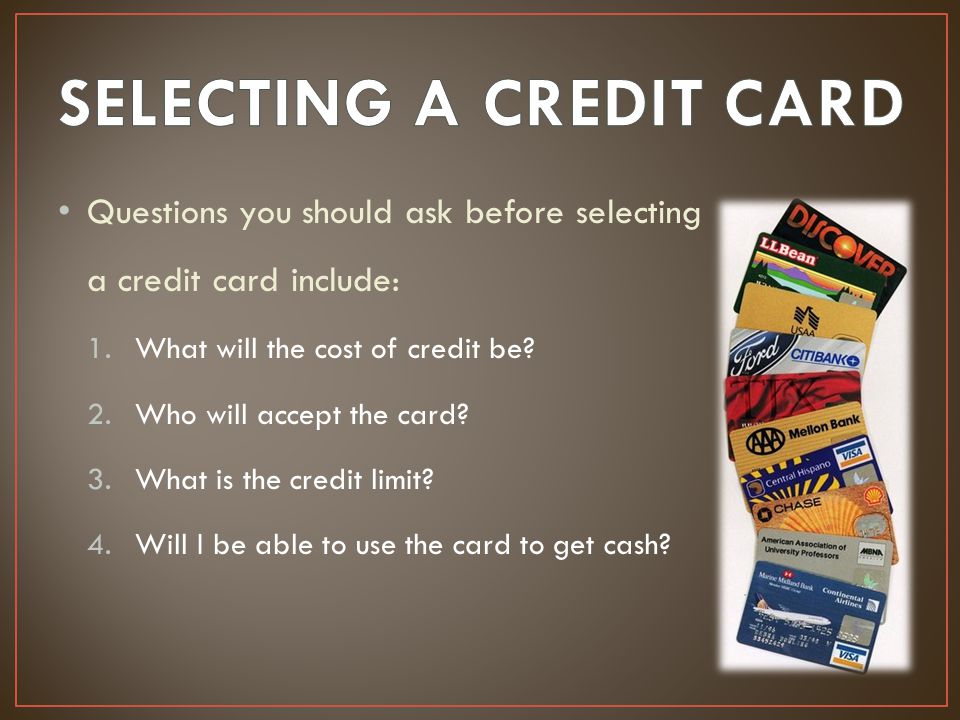 5 Questions to Ask in Credit Card Application